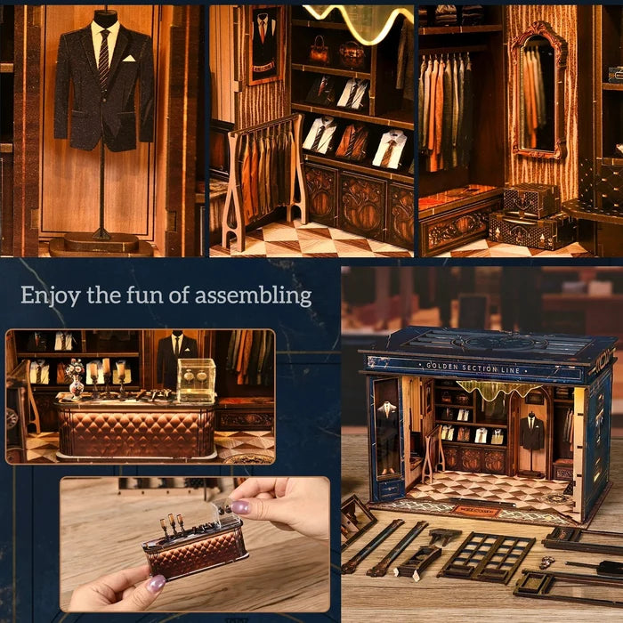 Golden Section Line – DIY miniature house kit, HiNooki (image 2)