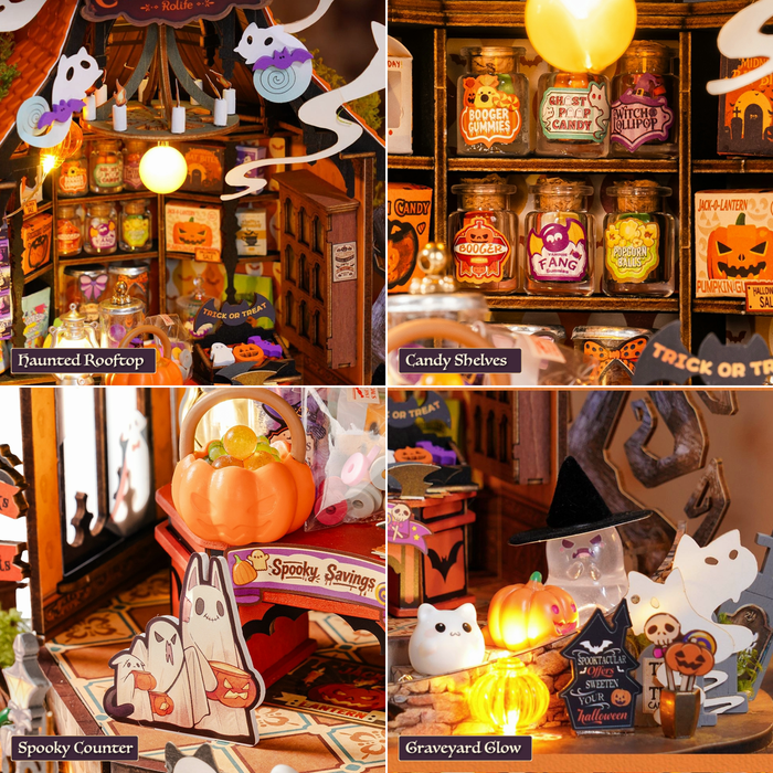 HiNooki - Haunted Candy HouseDIY Miniature House