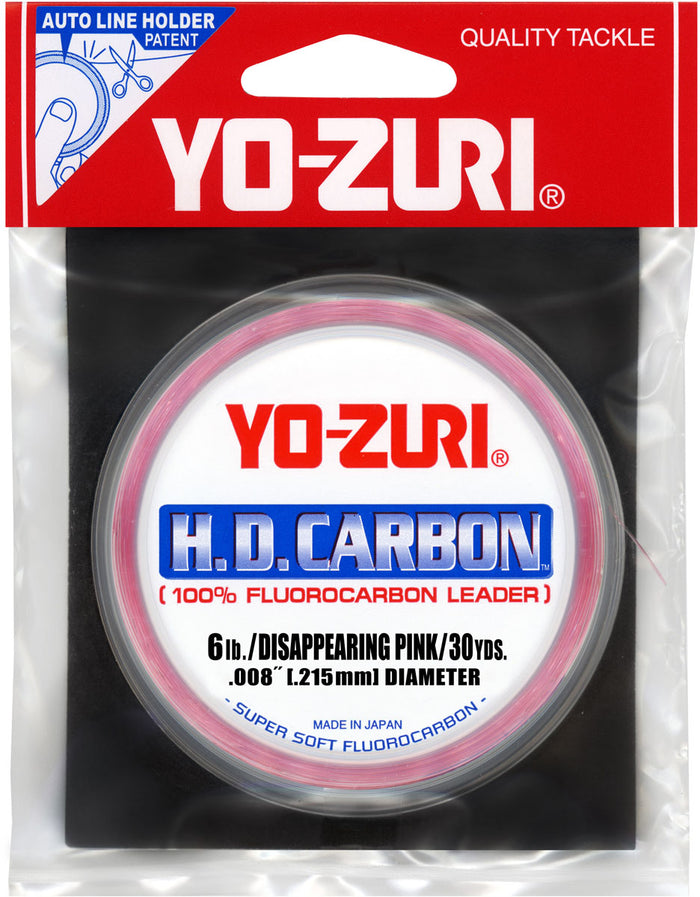 H.D. Carbon Disappearing Pink Fluorocarbon Fishing Line