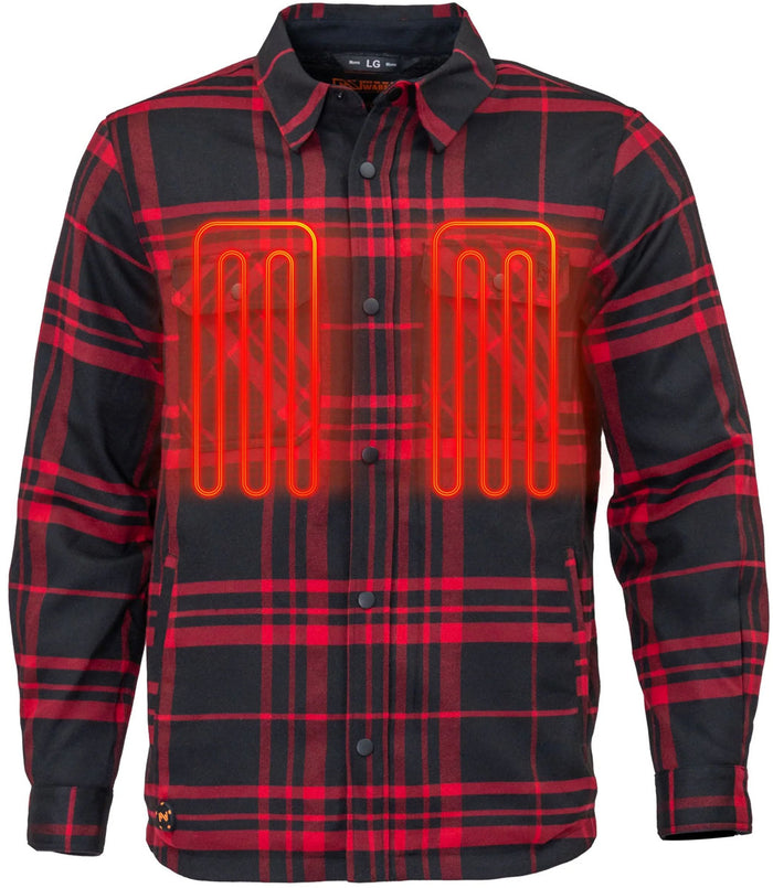 Heated Hunting Plaid Jacket - Men's