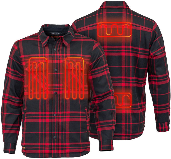 Heated Hunting Plaid Jacket - Men's