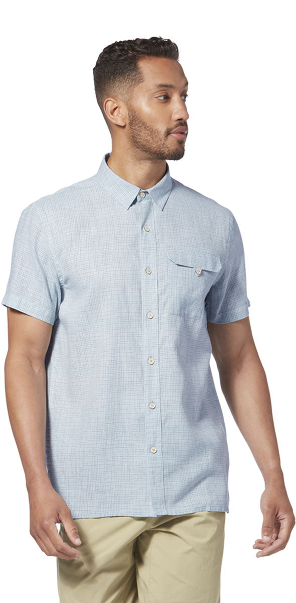 Hempline Spaced Men's Short Sleeve Shirt