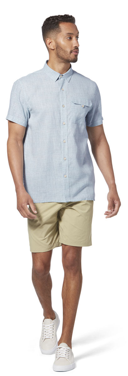 Hempline Spaced Men's Short Sleeve Shirt