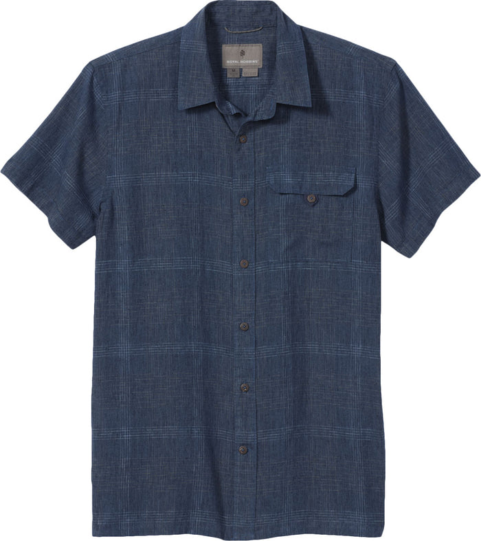 Hempline Spaced Men's Short Sleeve Shirt