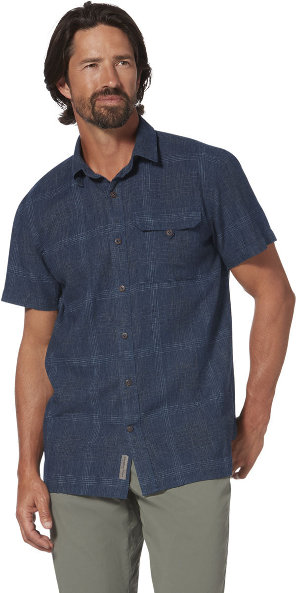 Hempline Spaced Men's Short Sleeve Shirt