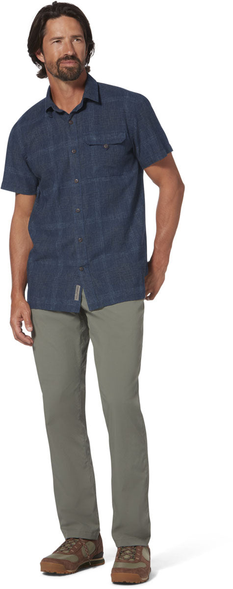Hempline Spaced Men's Short Sleeve Shirt