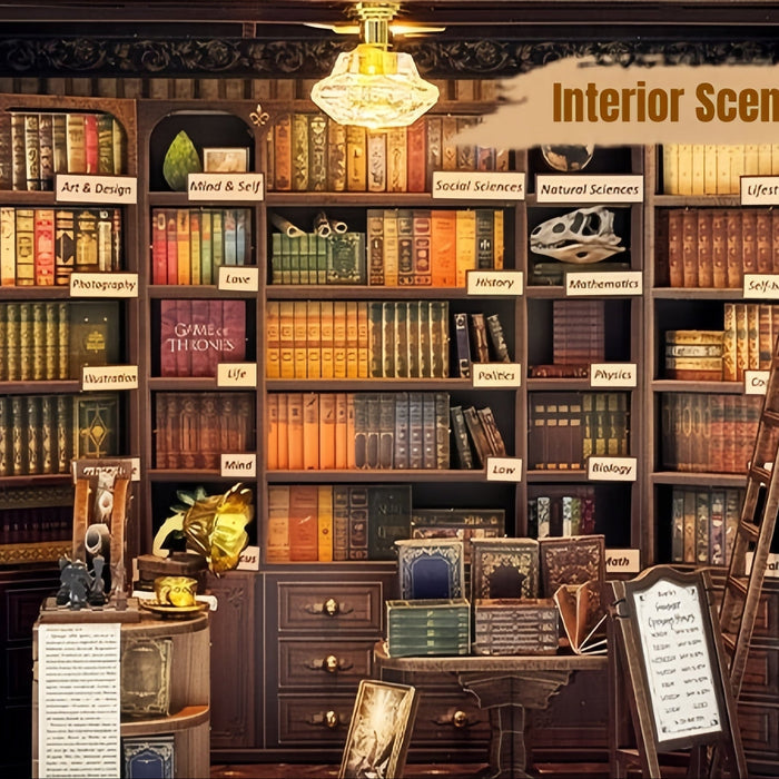 Hoggor Bookstore – DIY book nook kit, HiNooki (image 3)
