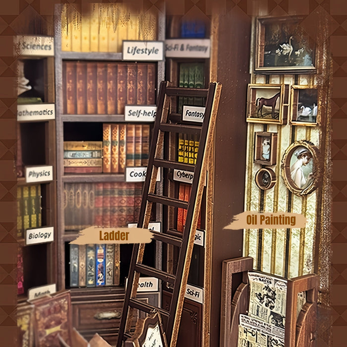 Hoggor Bookstore – DIY book nook kit, HiNooki (image 4)