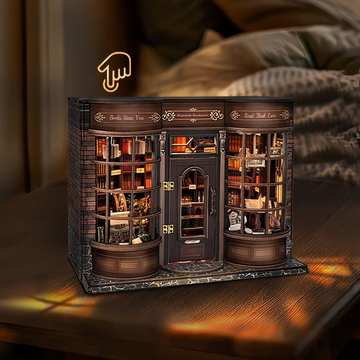 Hoggor Bookstore – DIY book nook kit, HiNooki (image 6)