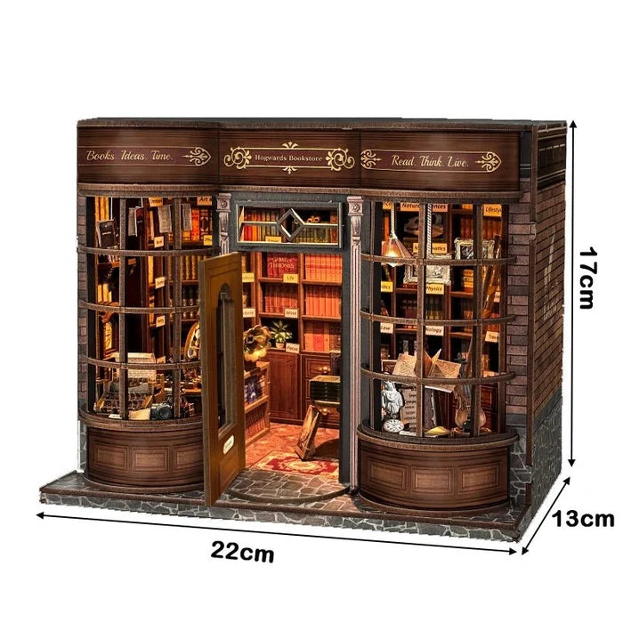 Hoggor Bookstore – DIY book nook kit, HiNooki (image 8)