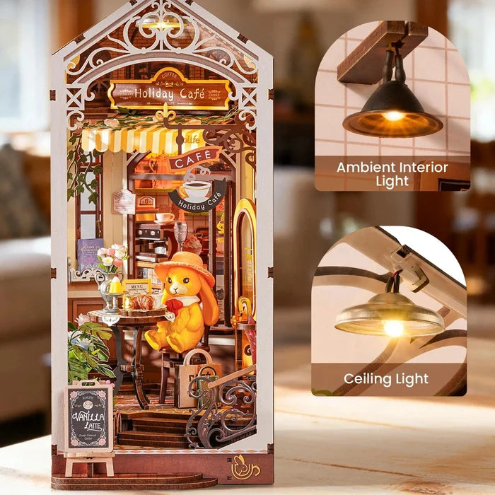 Holiday Cafe – DIY book nook kit, HiNooki (image 3)