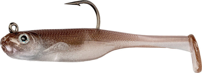 Homing Minnow Rigged Soft Swimbait - 3 in. - 1/4 oz. - 3/PK