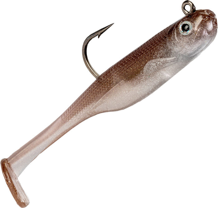 Homing Minnow Rigged Soft Swimbait - 3 in. - 1/4 oz. - 3/PK