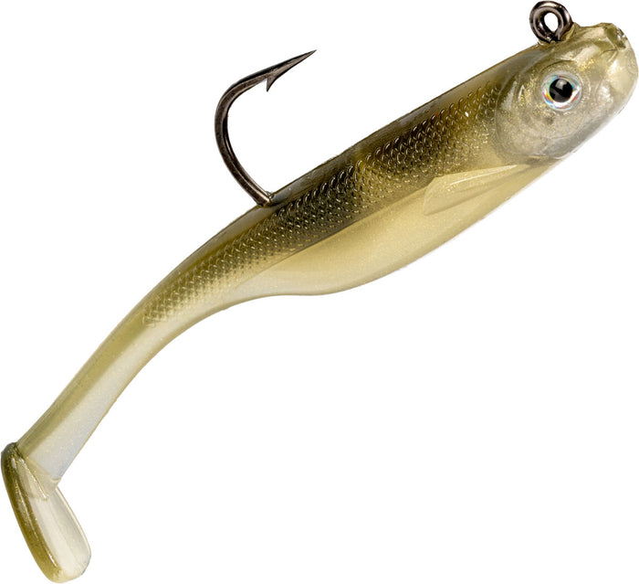 Homing Minnow Rigged Soft Swimbait - 3 in. - 1/8 oz. - 3/PK