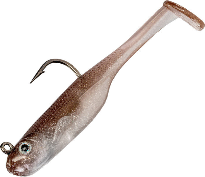 Homing Minnow Rigged Soft Swimbait - 3 in. - 1/8 oz. - 3/PK