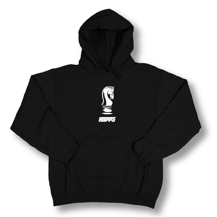 Hopps Skateboards Chess Pullover Hoodie Black