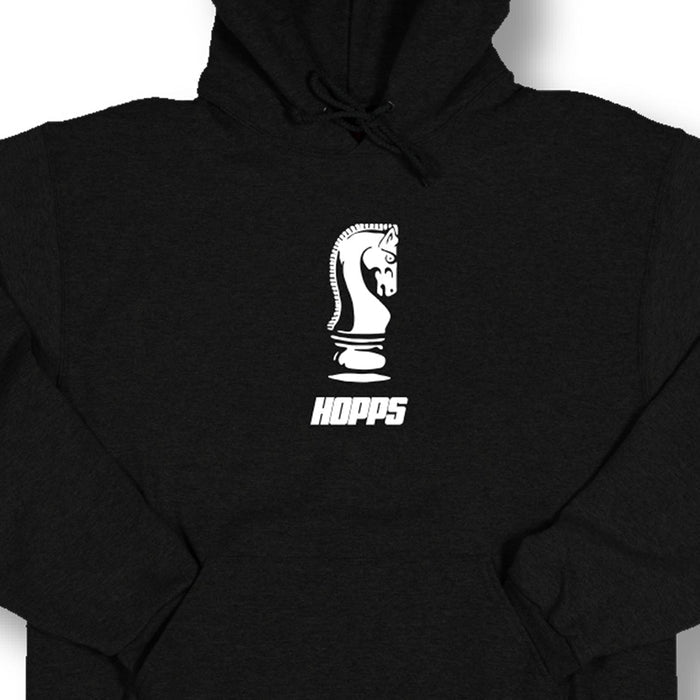 Hopps Skateboards Chess Pullover Hoodie Black