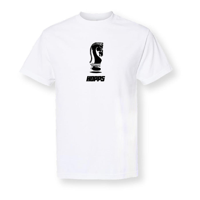 Hopps Skateboards Chess Tee White