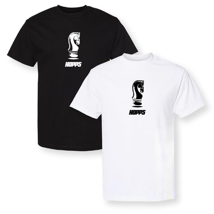 Hopps Skateboards Chess Tee White