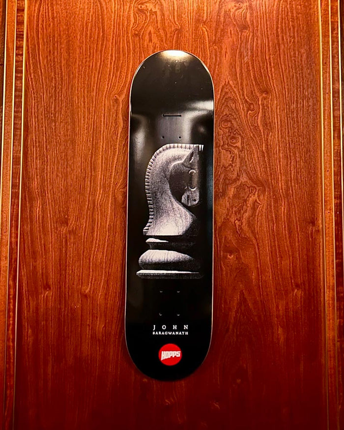 Hopps Skateboards John Baragwanath Chess Skateboard Deck