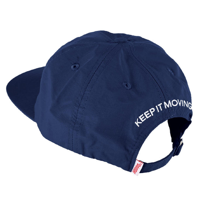 Hopps Skateboards Lion Nylon Strapback Hat Navy