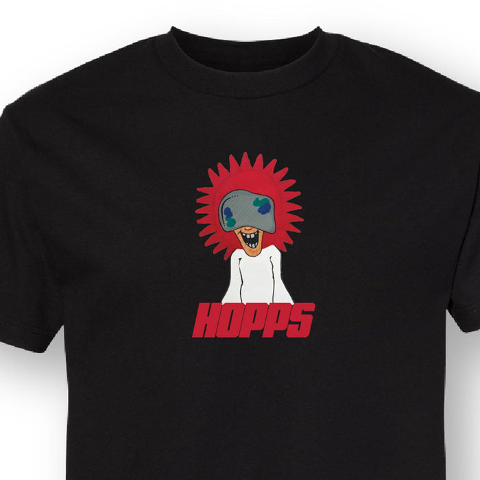 Hopps Skateboards Starburst Kid Tee Black