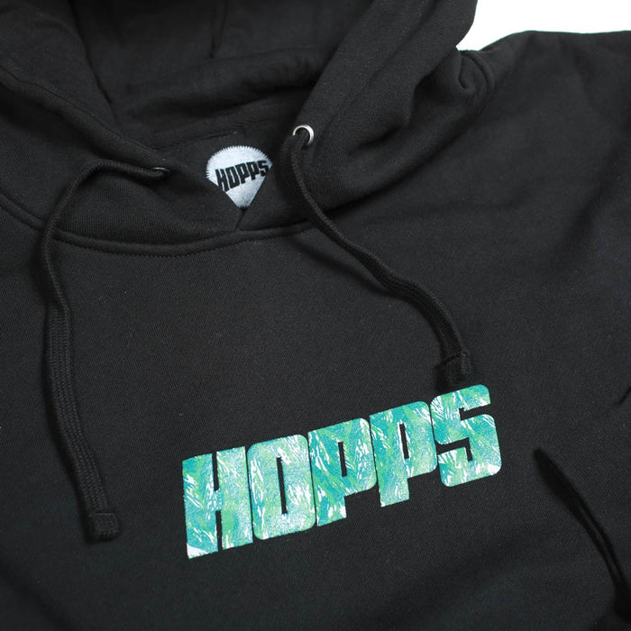 Hopps Skateboards Tiger Camo Pullover Hoodie Black