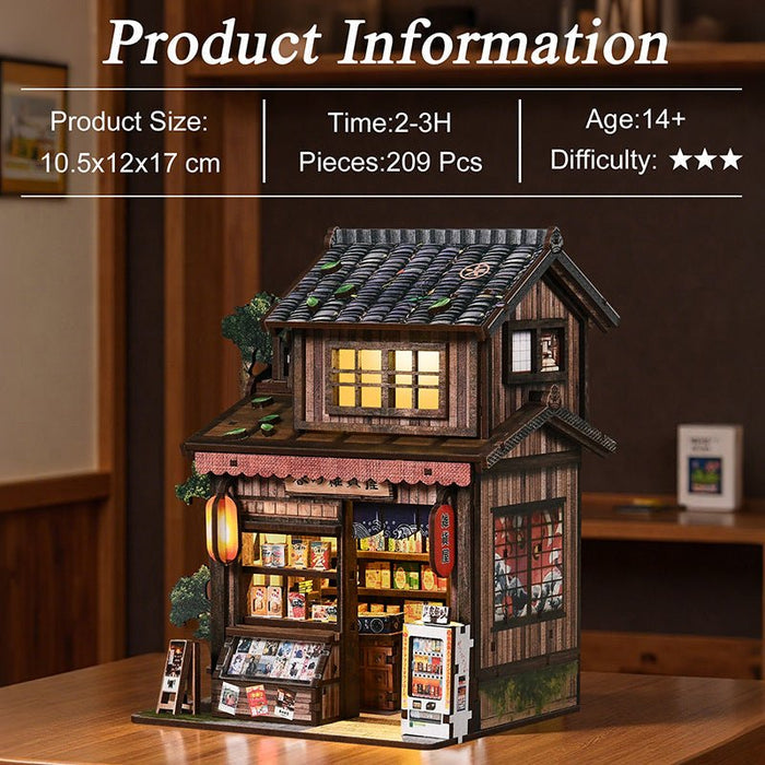 Kasuga Grocery Store – DIY miniature house kit, HiNooki (image 3)
