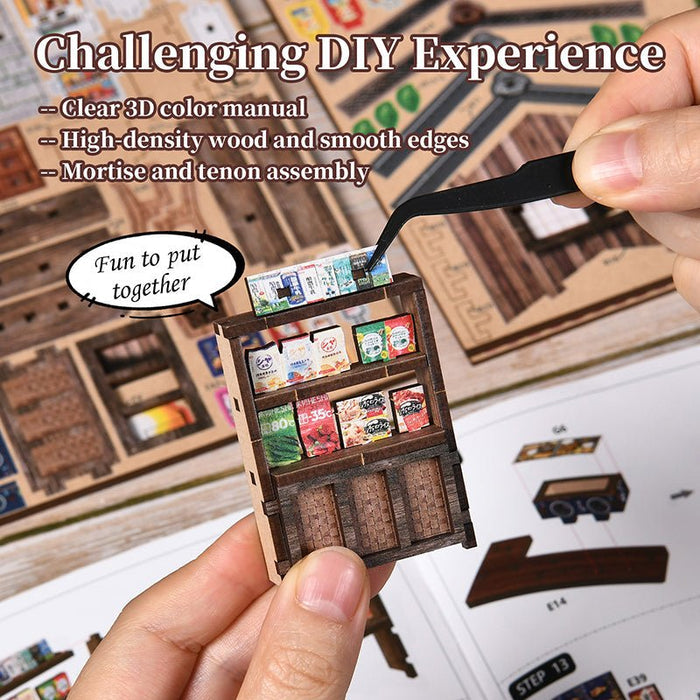 Kasuga Grocery Store – DIY miniature house kit, HiNooki (image 8)