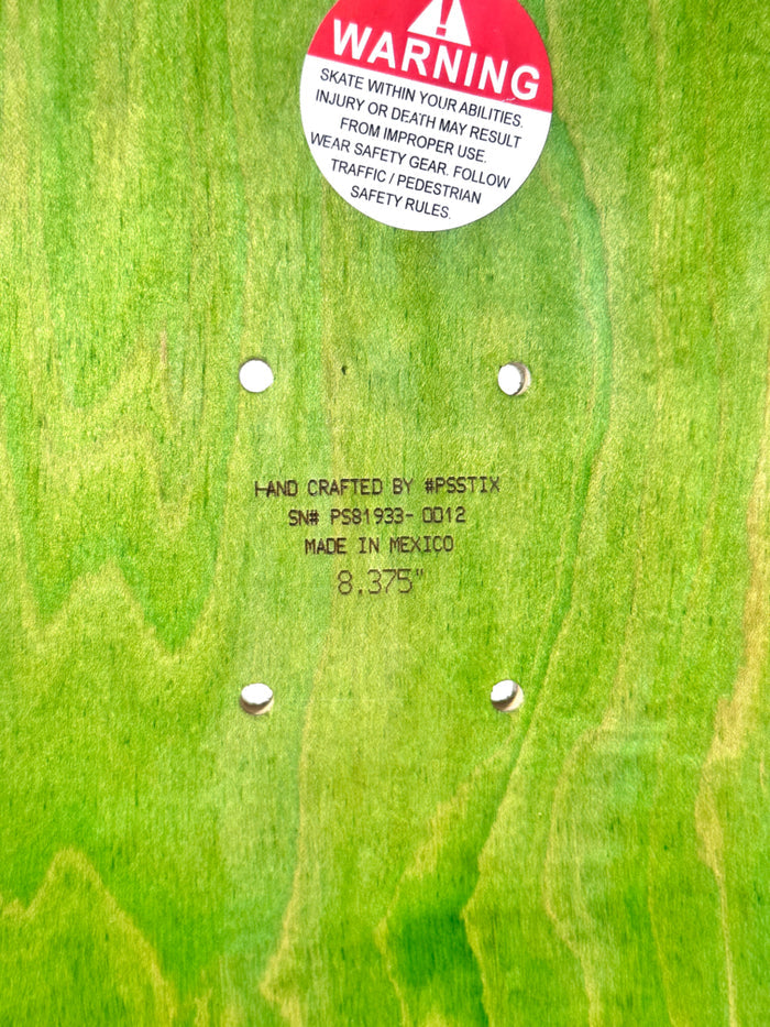 Last of the Mohicans Skateboard Deck detail top