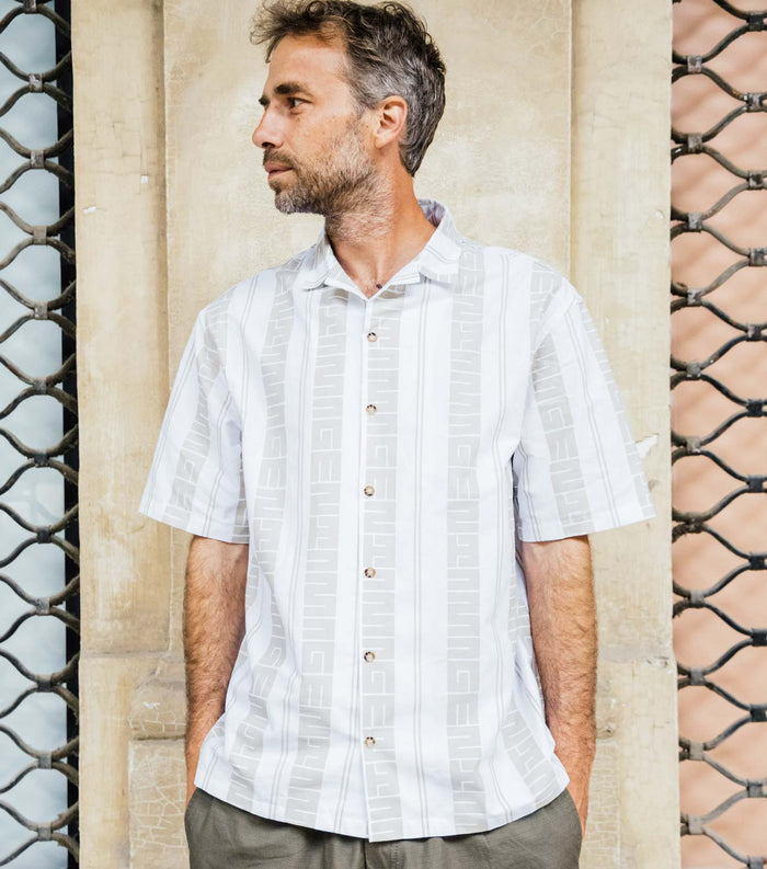 Magenta Skateboards Drip Button Down Shirt