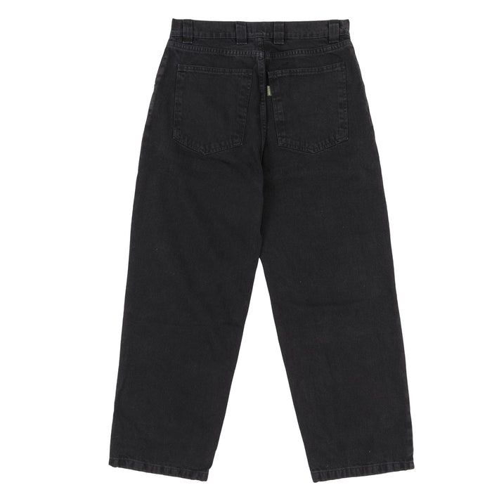 Magenta Skateboards Ledge Denim Pants Black back