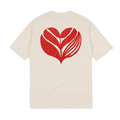 Magenta Skateboards Love Tee Natural back