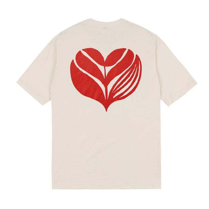 Magenta Skateboards Love Tee Natural back