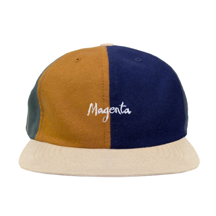 Magenta Skateboards Panels 6 Panel Hat front