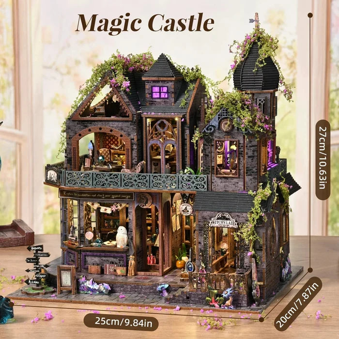 Magic Castle – DIY miniature house kit, HiNooki (image 6)