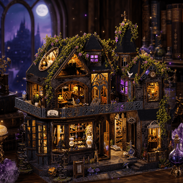 Magic Castle – DIY miniature house kit, HiNooki (image 8)