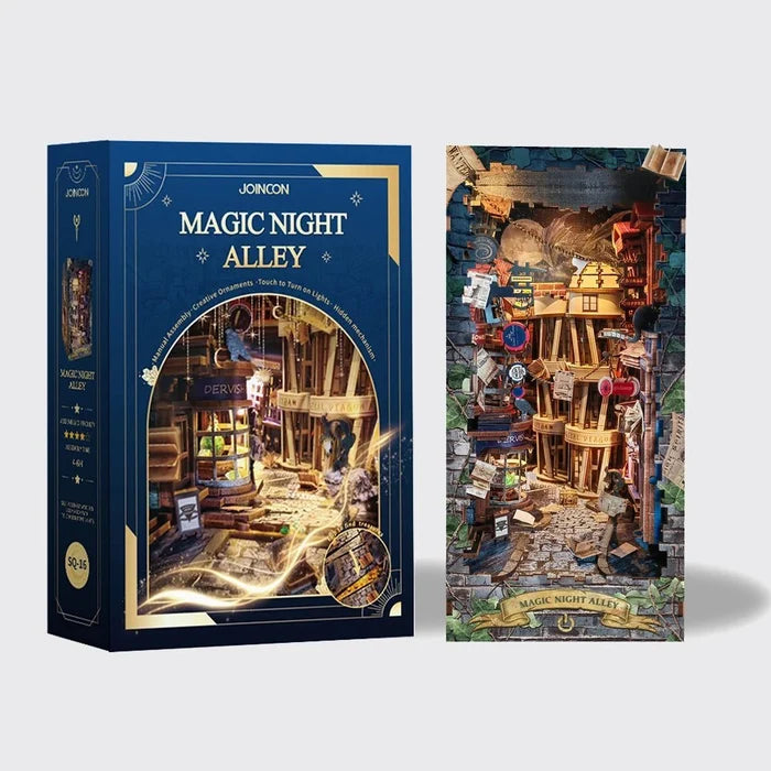 Magic Night Alley – DIY book nook kit, HiNooki (image 8)