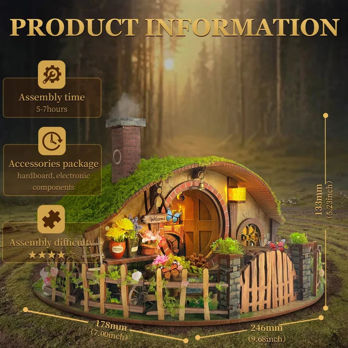 Magic Ring House – DIY miniature house kit, HiNooki (image 5)