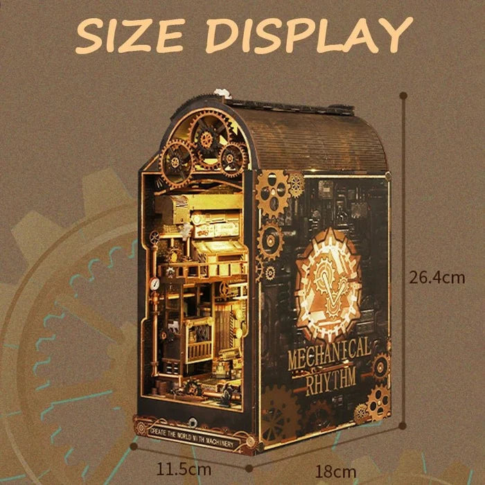 Mechanical Rhythm – DIY book nook kit, HiNooki (image 6)