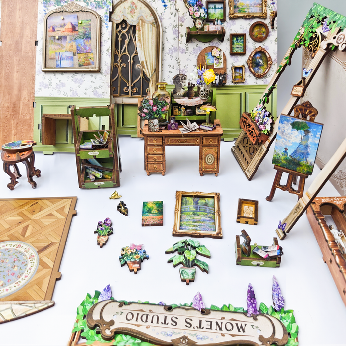 Monet's Impression – DIY book nook kit, HiNooki (image 5)