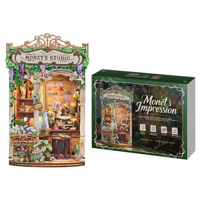 Monet's Impression – DIY book nook kit, HiNooki (image 7)