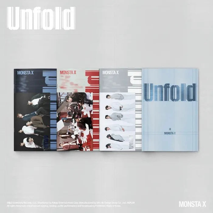 Monta X 3rd full album unfold photobook version set