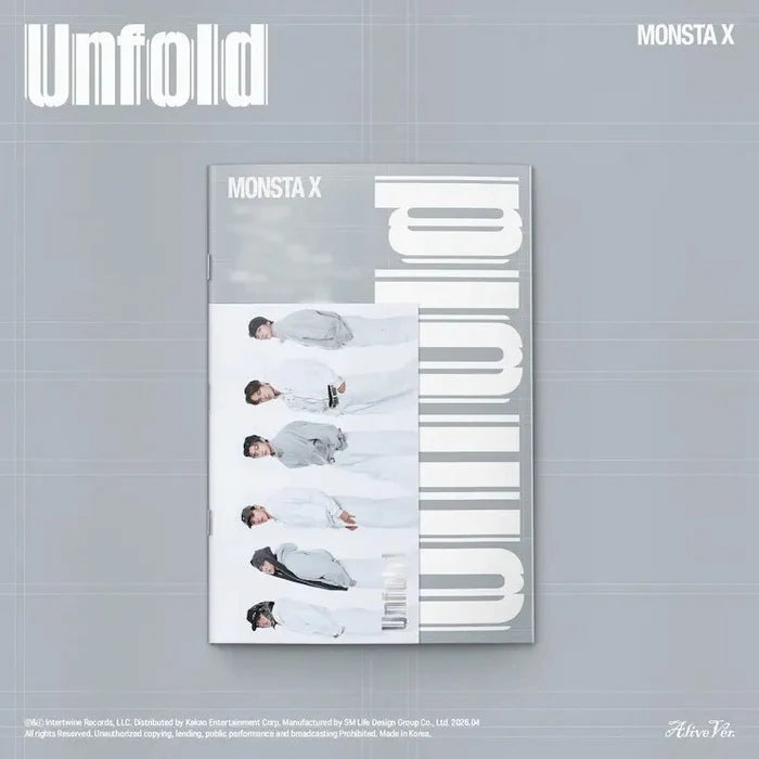 Monta X 3rd full album unfold photobook version Alive Version