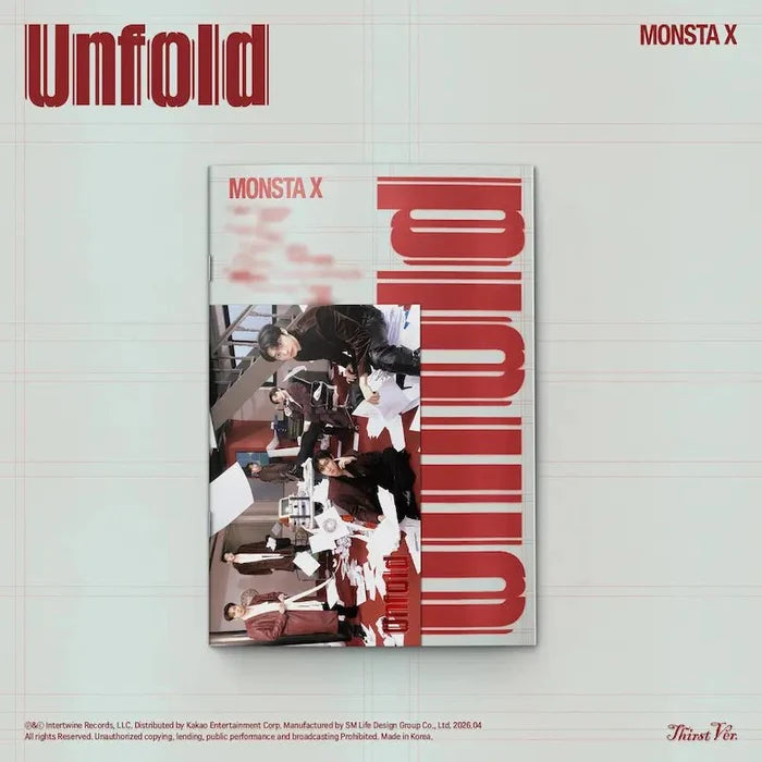 Monta X 3rd full album unfold photobook version Thirst