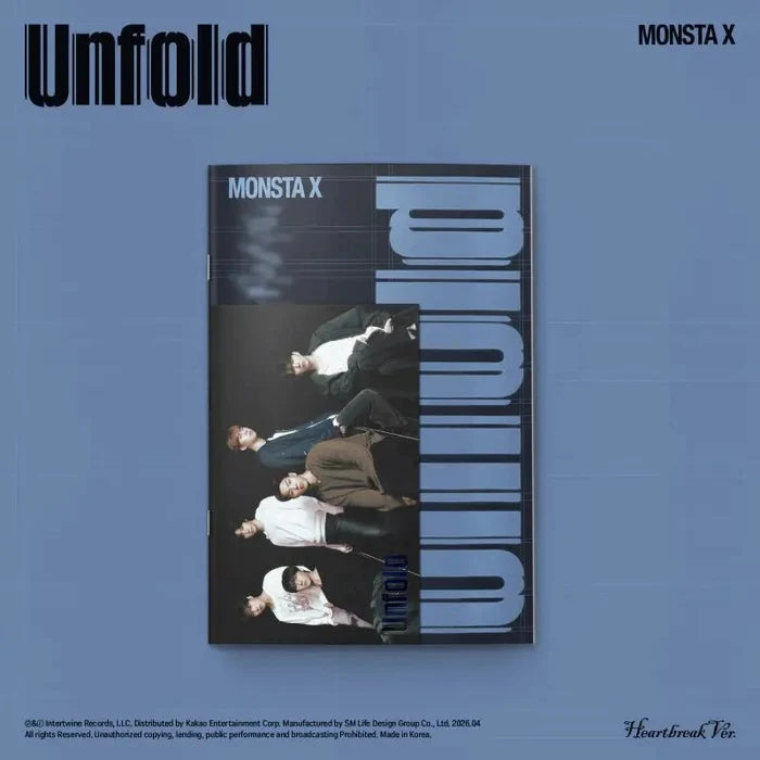 Monta X 3rd full album unfold photobook version heartbreak