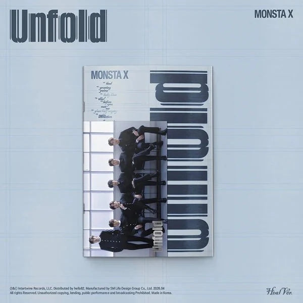 Monta X 3rd full album unfold photobook version heal