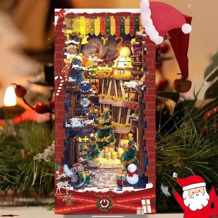 Moonlight Christmas – DIY book nook kit, HiNooki (image 5)