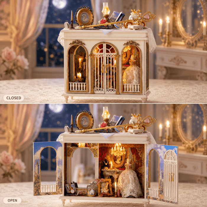 HiNooki - Moonlit Dreamy Mirror3D Wooden Puzzles