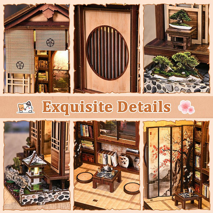 Moss-Lantern Garden – DIY book nook kit, HiNooki (image 4)